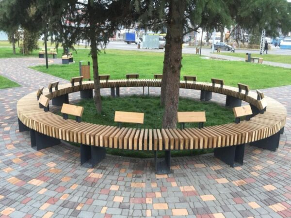Скамья Дуга со спинкой — изображение 7